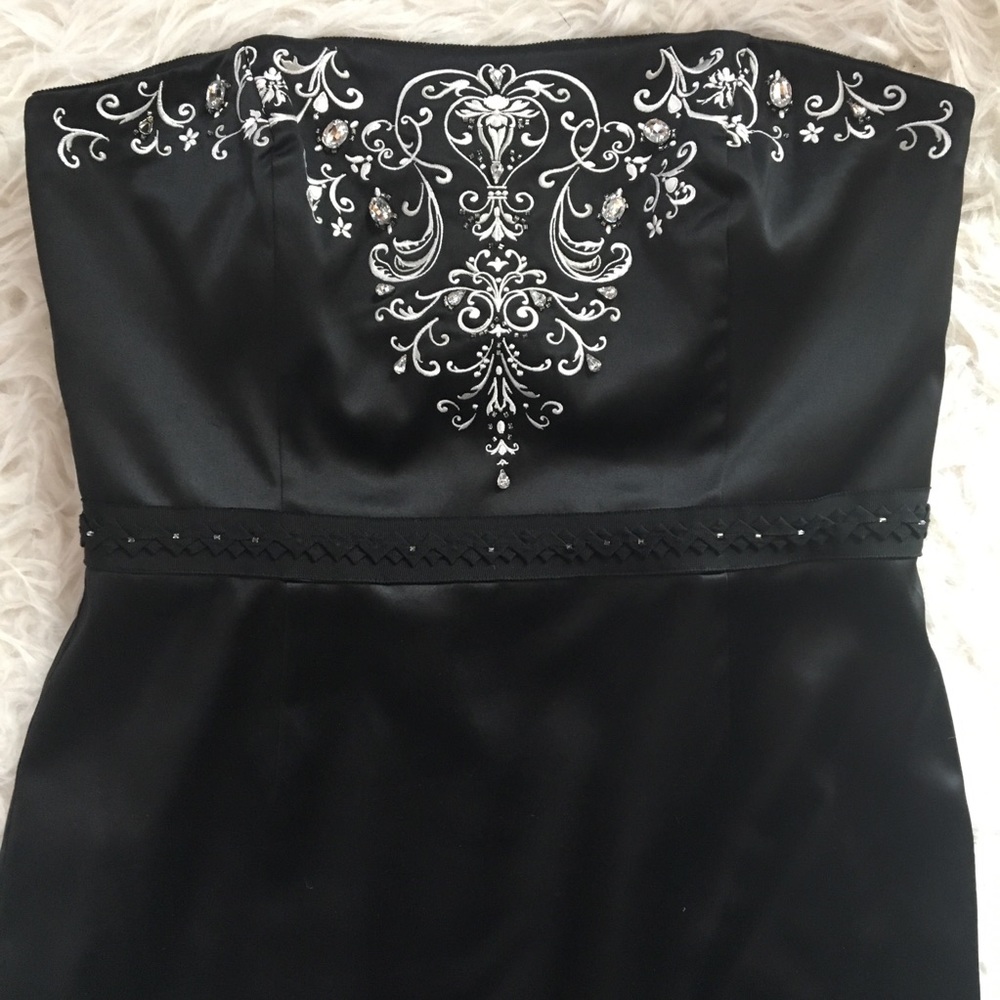 White House Black Market strapless cocktail dress